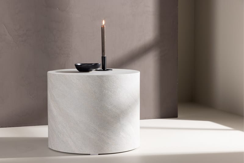 York Travertin Soffbord 50 cm - Grå - Products - Möbler - Bord & matgrupp - Soffbord