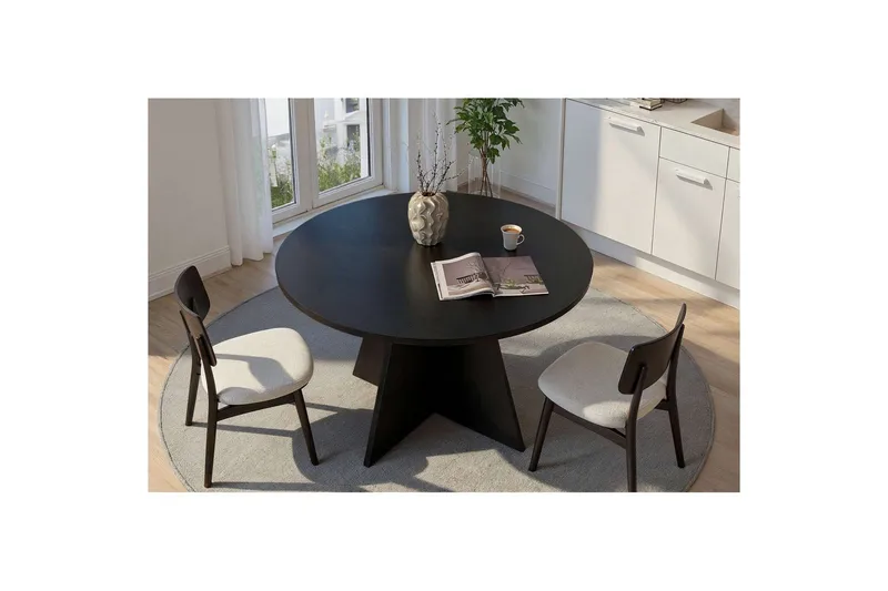 Zalen Matbord 120 cm - Svart - Products - Möbler - Bord & matgrupp - Matbord & köksbord