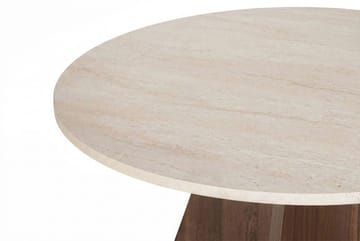 Zalen Matbord 120x75x120 cm - Travertine Walnut - Products - Möbler - Bord & matgrupp - Matbord & köksbord