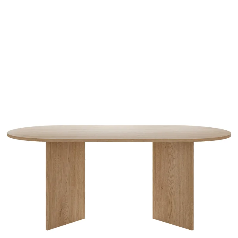 Zyleron Matbord oval 185 cm - Ljusbrun - Products - Möbler - Bord & matgrupp - Matbord & köksbord