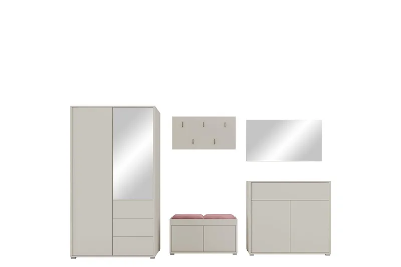 Agawal Hallmöbelset - Products - Möbler - Hallmöbler - Möbelset för hall & entre