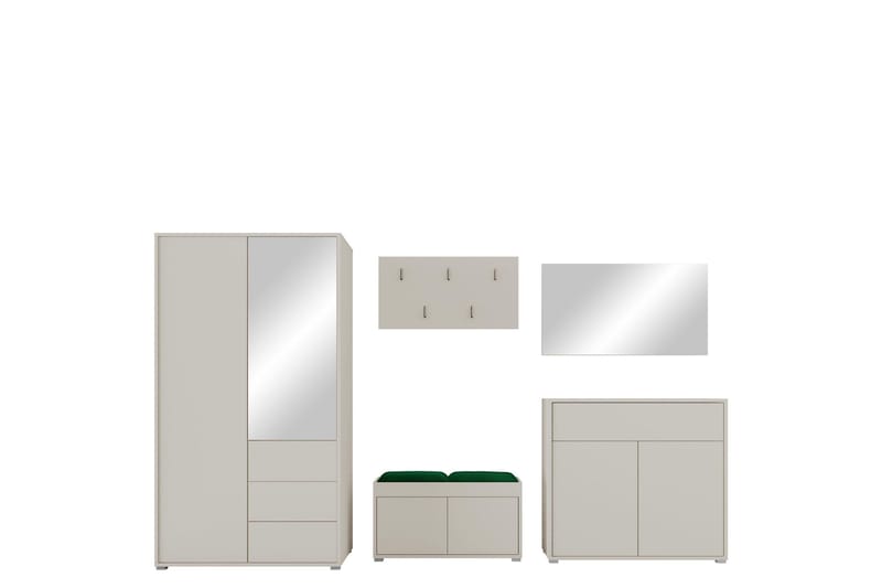 Agawal Hallmöbelset - Products - Möbler - Hallmöbler - Möbelset för hall & entre