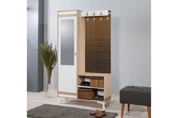 Brokind Klädförvaring 100 cm - Brun - Products - Möbler - Hallmöbler - Möbelset för hall & entre