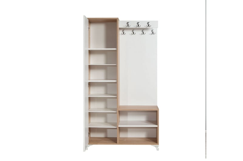 Brokind Klädförvaring 100 cm - Brun - Products - Möbler - Hallmöbler - Möbelset för hall & entre