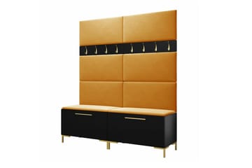 Dunvegan Hallmöbelset 168x46 cm Black - Products - Möbler - Hallmöbler - Möbelset för hall & entre