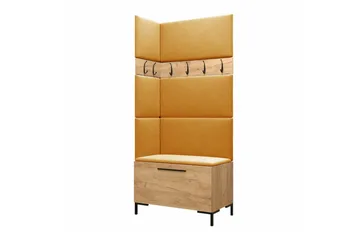 Dunvegan Hallmöbelset 84x46 cm - Brun - Products - Möbler - Hallmöbler - Möbelset för hall & entre