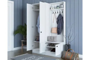 Erickslund Hallmöbelset - Vit - Products - Möbler - Hallmöbler - Möbelset för hall & entre