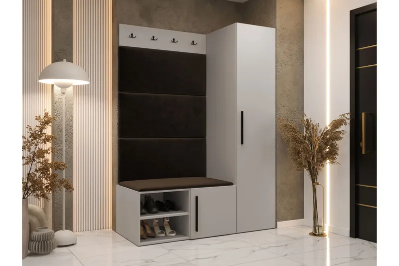 Farosa Hallmöbelset - Beige - Products - Möbler - Hallmöbler - Möbelset för hall & entre