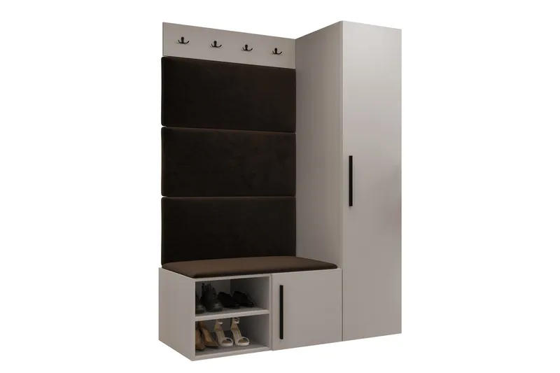 Farosa Hallmöbelset - Beige - Products - Möbler - Hallmöbler - Möbelset för hall & entre