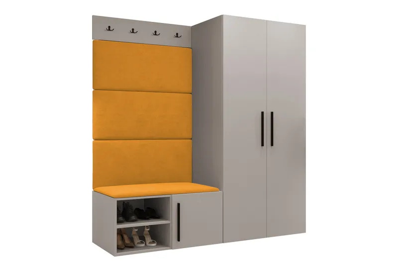 Farosa Hallmöbelset - Beige - Products - Möbler - Hallmöbler - Möbelset för hall & entre