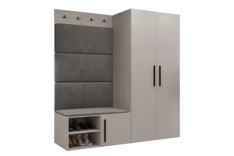 Farosa Hallmöbelset - Beige - Products - Möbler - Hallmöbler - Möbelset för hall & entre