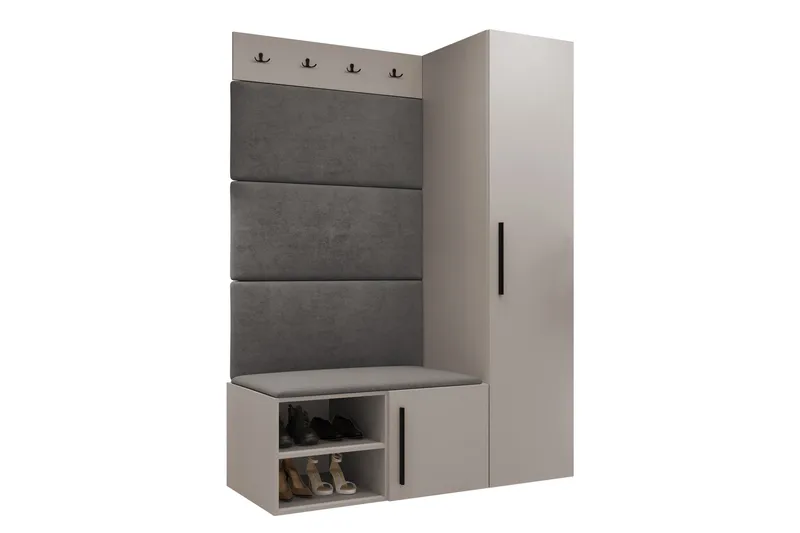 Farosa Hallmöbelset - Beige - Products - Möbler - Hallmöbler - Möbelset för hall & entre