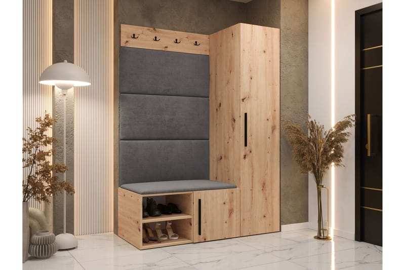 Farosa Hallmöbelset - Brun - Products - Möbler - Hallmöbler - Möbelset för hall & entre