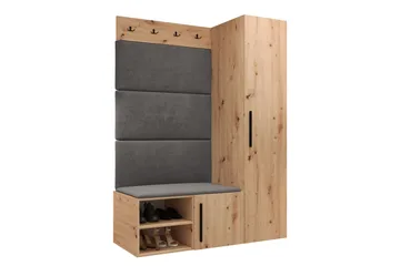 Farosa Hallmöbelset - Brun - Products - Möbler - Hallmöbler - Möbelset för hall & entre