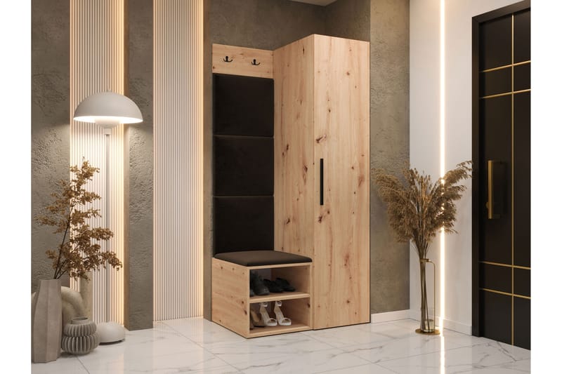 Farosa Hallmöbelset - Brun - Products - Möbler - Hallmöbler - Möbelset för hall & entre