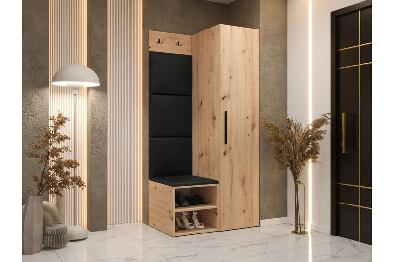 Farosa Hallmöbelset - Brun - Products - Möbler - Hallmöbler - Möbelset för hall & entre