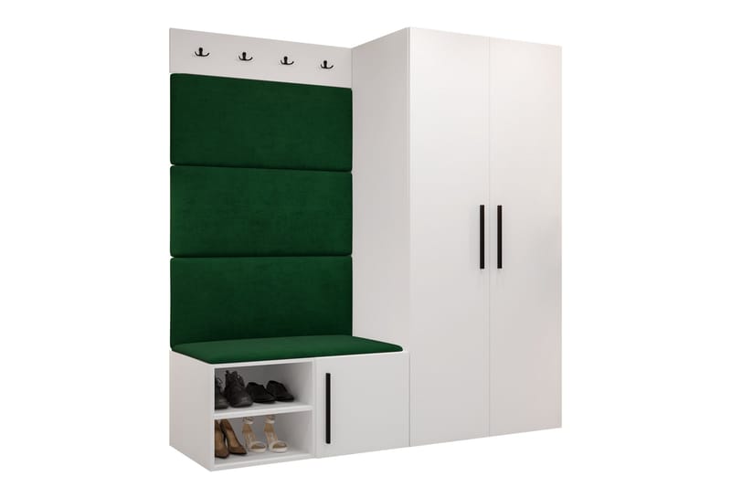 Farosa Hallmöbelset - Brun/Svart - Products - Möbler - Hallmöbler - Möbelset för hall & entre