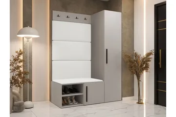 Farosa Hallmöbelset - Svart/Brun - Products - Möbler - Hallmöbler - Möbelset för hall & entre