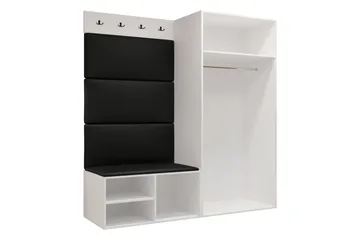 Farosa Hallmöbelset - Svart/Vit - Products - Möbler - Hallmöbler - Möbelset för hall & entre