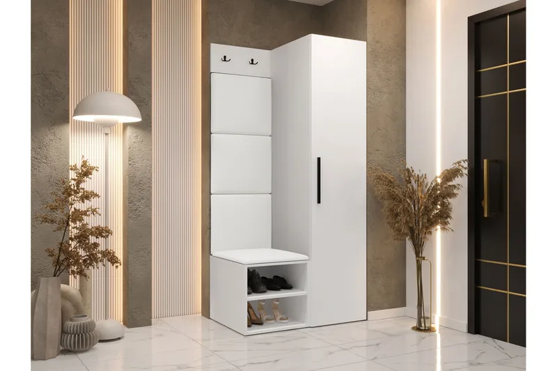 Farosa Hallmöbelset - Vit - Products - Möbler - Hallmöbler - Möbelset för hall & entre