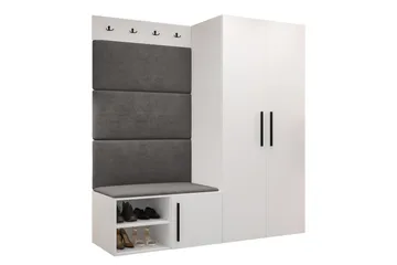 Farosa Hallmöbelset - Vit - Products - Möbler - Hallmöbler - Möbelset för hall & entre