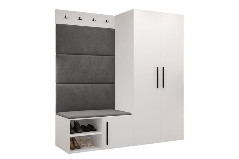 Farosa Hallmöbelset - Vit - Products - Möbler - Hallmöbler - Möbelset för hall & entre