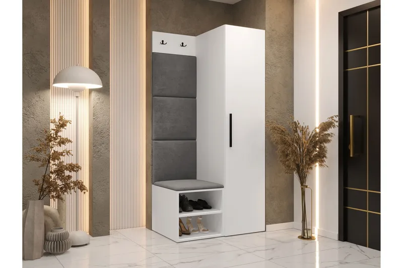 Farosa Hallmöbelset - Vit - Products - Möbler - Hallmöbler - Möbelset för hall & entre