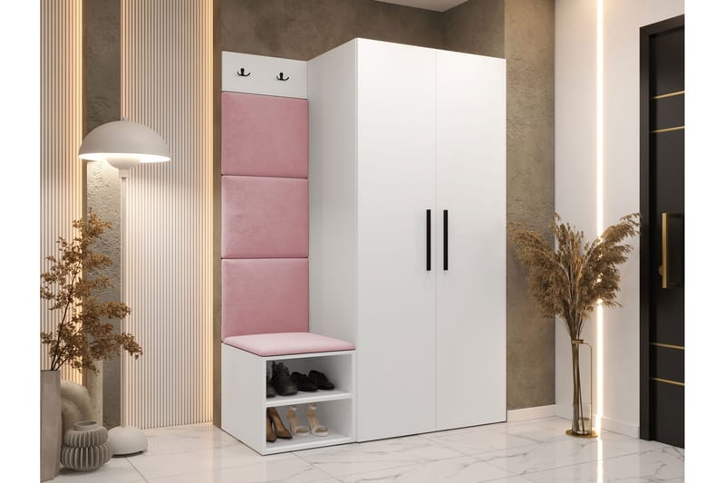 Farosa Hallmöbelset - Vit - Products - Möbler - Hallmöbler - Möbelset för hall & entre