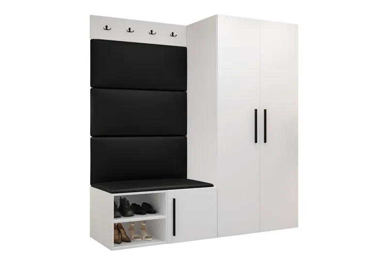Farosa Hallmöbelset - Vit - Products - Möbler - Hallmöbler - Möbelset för hall & entre