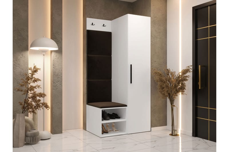 Farosa Hallmöbelset - Vit - Products - Möbler - Hallmöbler - Möbelset för hall & entre