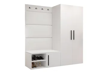 Farosa Hallmöbelset - Vit - Products - Möbler - Hallmöbler - Möbelset för hall & entre