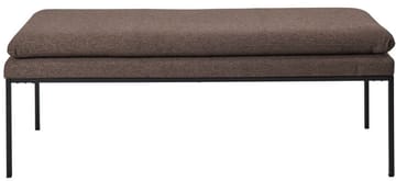 Trouville bänk med dyna - Brun - Brun/svart - Products - Möbler - Hallmöbler - Hallbänk
