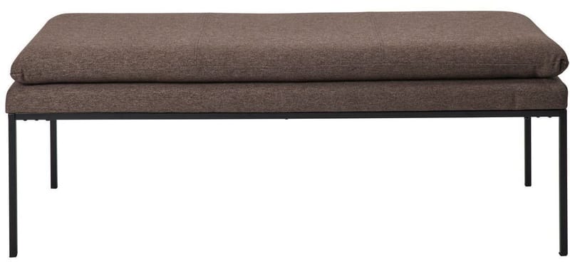 Trouville bänk med dyna - Brun, Brun/svart
