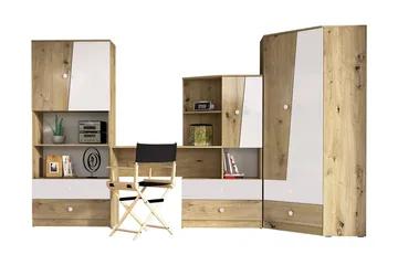Möbelset för Kontor NERO - Natur/Vit - Products - Möbler - Kontorsmöbler - Möbelset för kontor