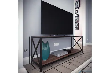 Andifli Tv-bänk 120x45,7 cm - Brun - Products - Möbler - TV- & Mediamöbler - TV bänk & mediabänk