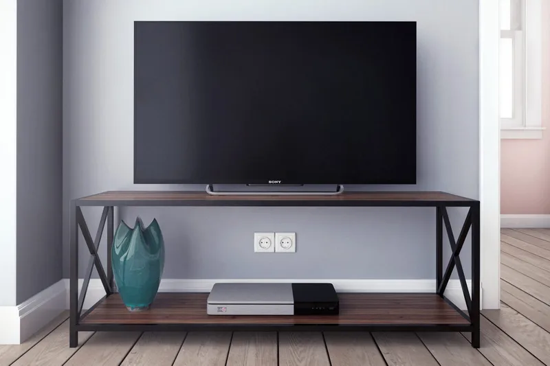 Andifli Tv-bänk 120x45,7 cm - Brun - Products - Möbler - TV- & Mediamöbler - TV bänk & mediabänk