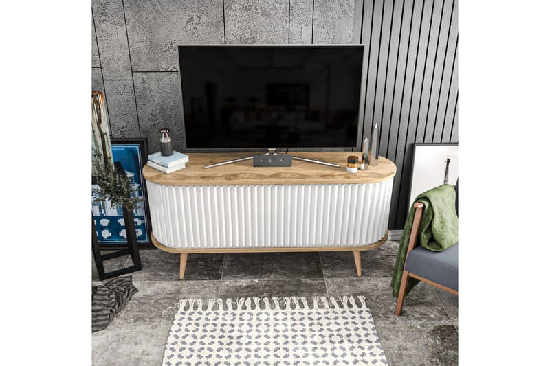 Andifli Tv-bänk 140x64 cm - Brun - Products - Möbler - TV- & Mediamöbler - TV bänk & mediabänk
