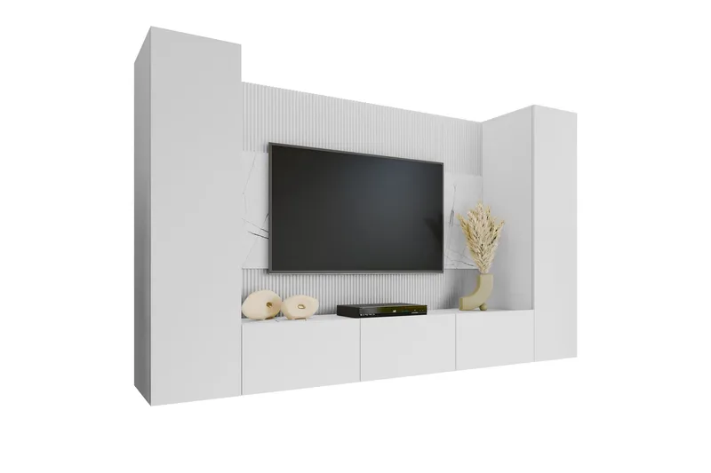 Bernice Tv-skåp 260x38 cm - Grön - Products - Möbler - TV- & Mediamöbler - TV-möbelset