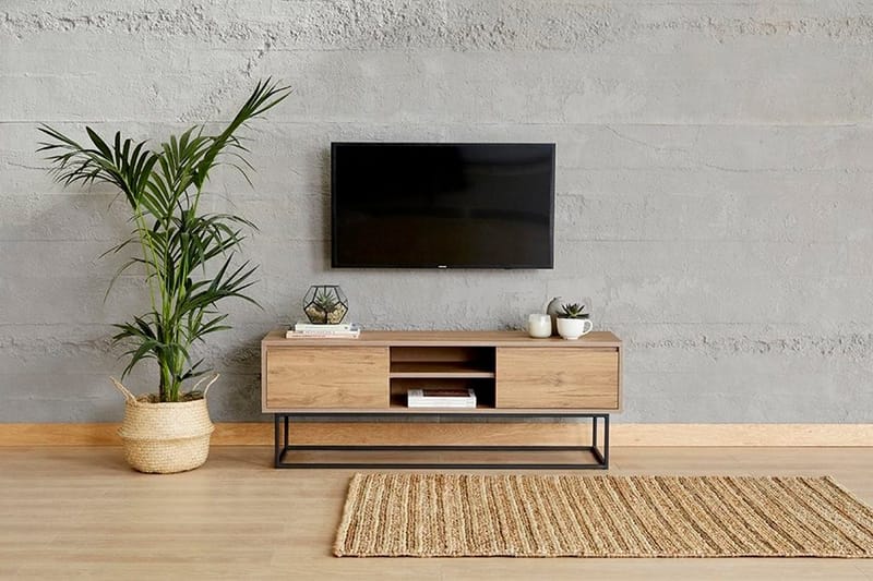 Bondhyttan TV-bänk 140 cm - Ek - Products - Möbler - TV- & Mediamöbler - TV bänk & mediabänk
