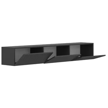 Bruveri TV-bänk 180x28,6x31,4 cm - Antracit - Products - Möbler - TV- & Mediamöbler - TV bänk & mediabänk