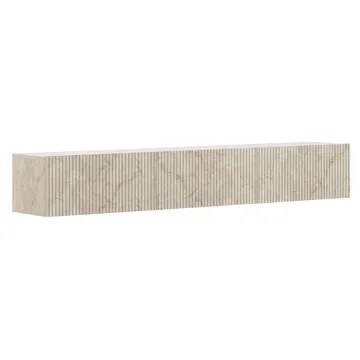 Bruveri TV-bänk 180x28,6x31,4 cm - Travertin - Products - Möbler - TV- & Mediamöbler - TV bänk & mediabänk