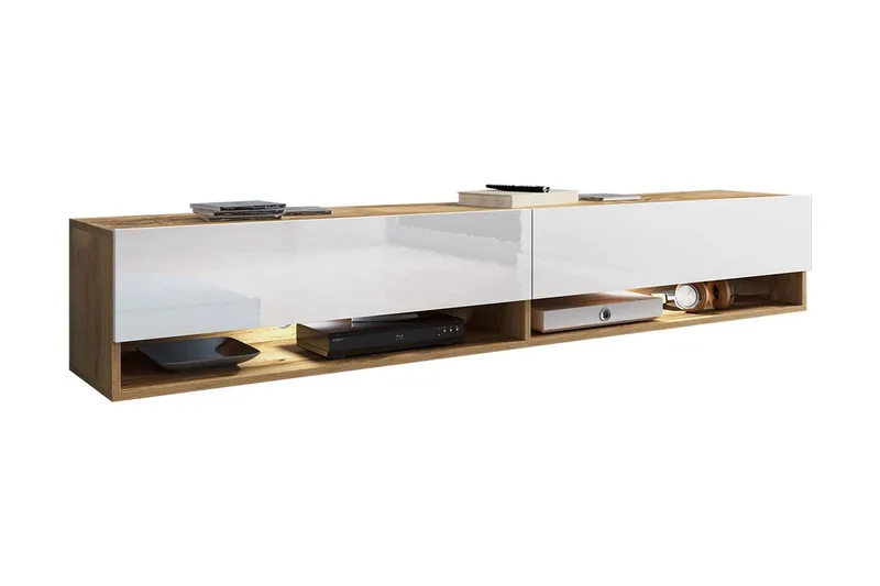 Brya Tv-skåp 180 cm - Vit/Natur - Products - Möbler - TV- & Mediamöbler - TV-skåp