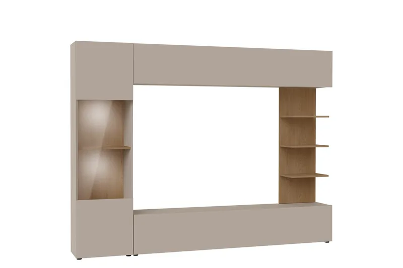 Bunda Tv-möbelset 250x30 cm - Beige - Products - Möbler - TV- & Mediamöbler - TV-möbelset