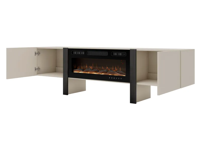 Calvenn Tv-Bänk Eldstad 200 cm - Products - Möbler - TV- & Mediamöbler - TV bänk & mediabänk