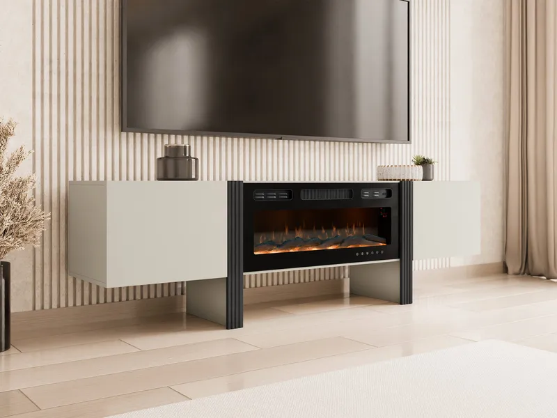 Calvenn Tv-Bänk Eldstad 200 cm - Products - Möbler - TV- & Mediamöbler - TV bänk & mediabänk