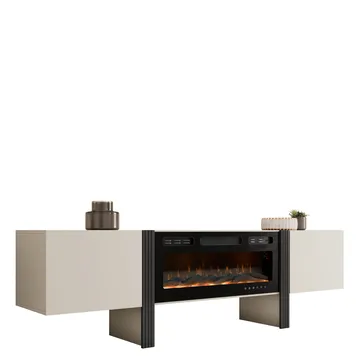 Calvenn Tv-Bänk Eldstad 200 cm - Products - Möbler - TV- & Mediamöbler - TV bänk & mediabänk