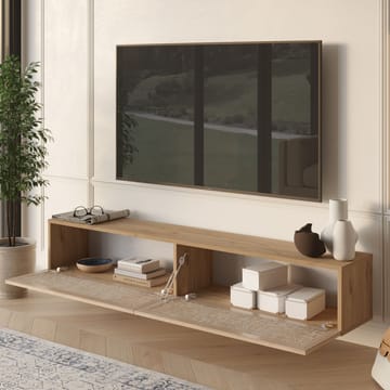 Canto TV-bänk 180x29,6x29,8 cm - Ek - Products - Möbler - TV- & Mediamöbler - TV bänk & mediabänk