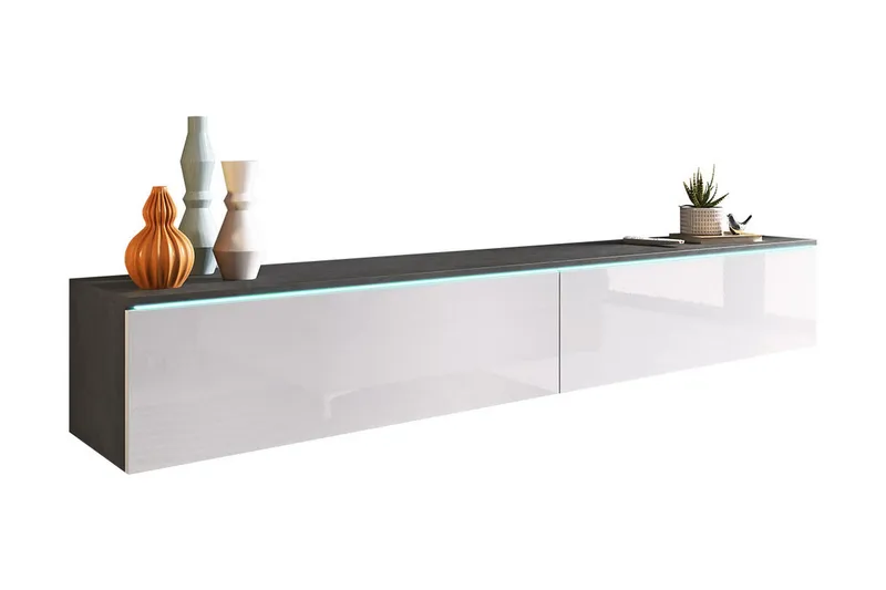 Cuguen Tv-skåp 180 cm - Vit - Products - Möbler - TV- & Mediamöbler - TV-skåp