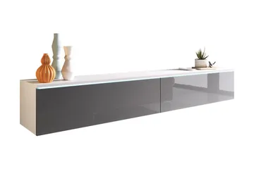 Cuguen Tv-skåp 180 cm - Vit/Grå - Products - Möbler - TV- & Mediamöbler - TV-skåp