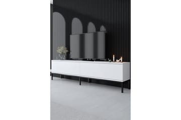 Dorlord Tv-bänk 180 cm - Vit/Svart - Products - Möbler - TV- & Mediamöbler - TV bänk & mediabänk
